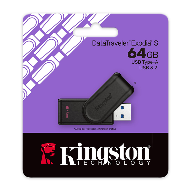 USB Flash Kingston DataTraveler Exodia S, 64GB